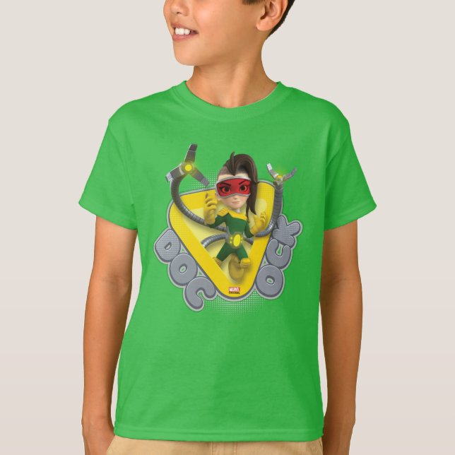 Doc Ock Character Badge T-Shirt (Front)