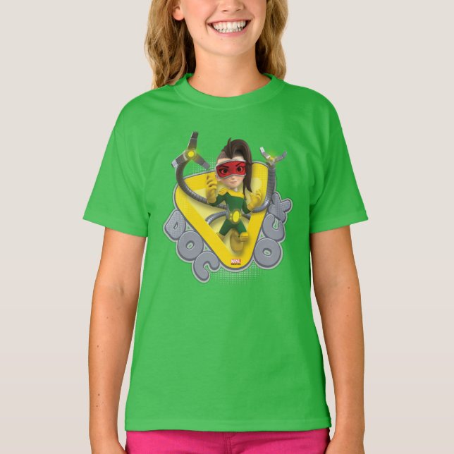 Doc Ock Character Badge T-Shirt (Front)