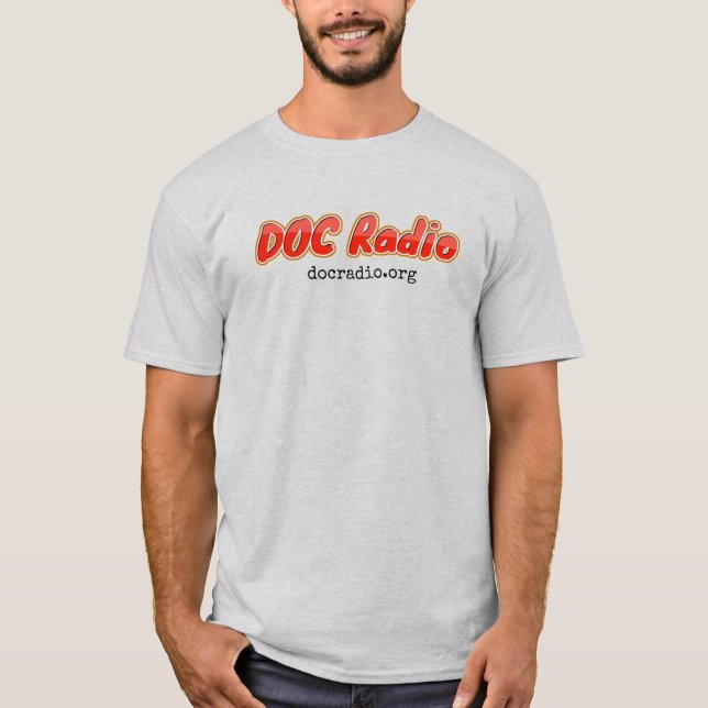 DOC Radio - T-Shirt (ash) (Front)