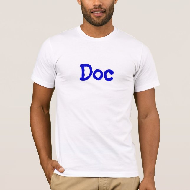 "Doc" T-Shirt (White) (Front)