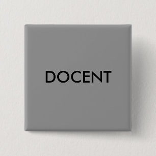 DOCENT PINBACK BUTTON