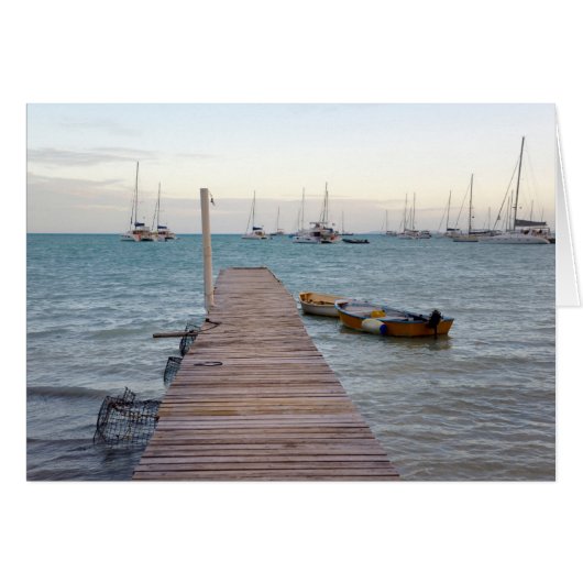 Dock and lobster pots cards (Front Horizontal)