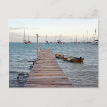 Dock And Lobster Pots Postcard by tothebeach at Zazzle