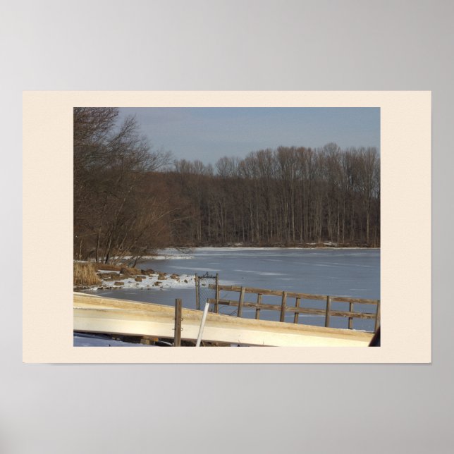 Dock by Frozen Creek Poster (Front)