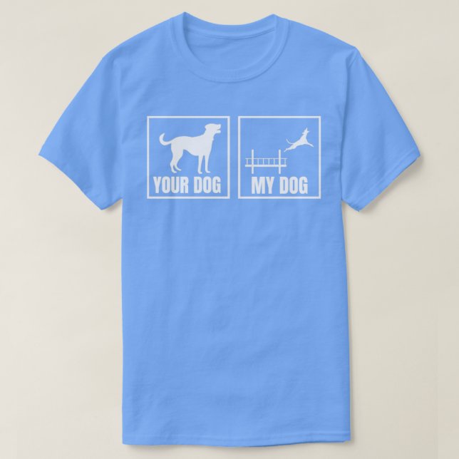 Dock Diving Canine Water Sport Dog Dock Jumping  T-Shirt (Design Front)