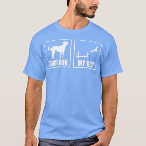 Dock Diving Canine Water Sport Dog Dock Jumping  T_Shirt