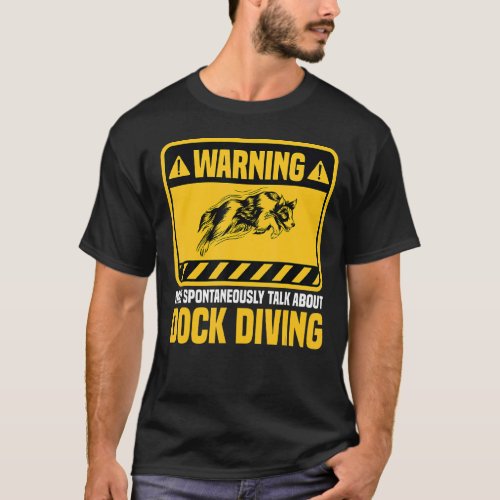 Dock Diving Dog Jumping Pool Board Training Lake 1 T_Shirt