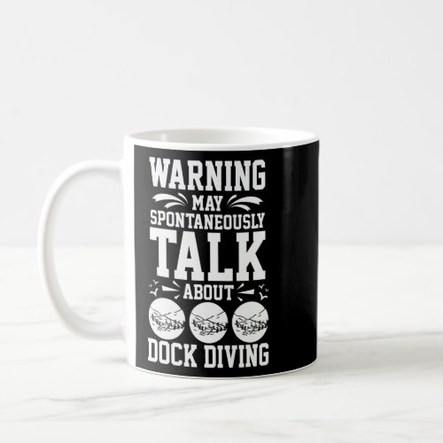 Dock Diving Dog Jumping Pool Board Training Lake   Coffee Mug