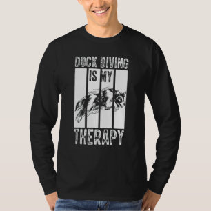 Dock Diving Dog Jumping Pool Board Training Lake T-Shirt