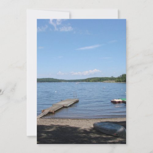 Dock Dreams Personalized Invitation