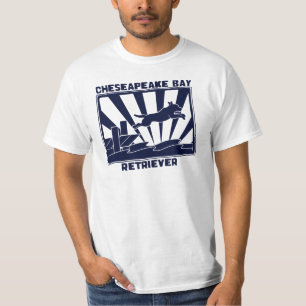 Dock Jumping Chesapeake Bay Retriever T-Shirt