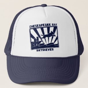 Dock Jumping Chesapeake Bay Retriever Trucker Hat
