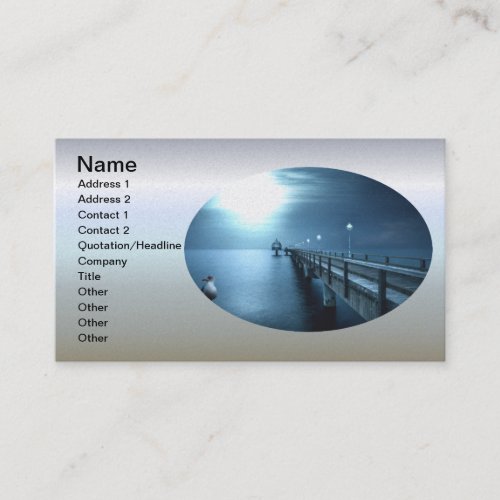 Dock on the Bay Evening Business Card