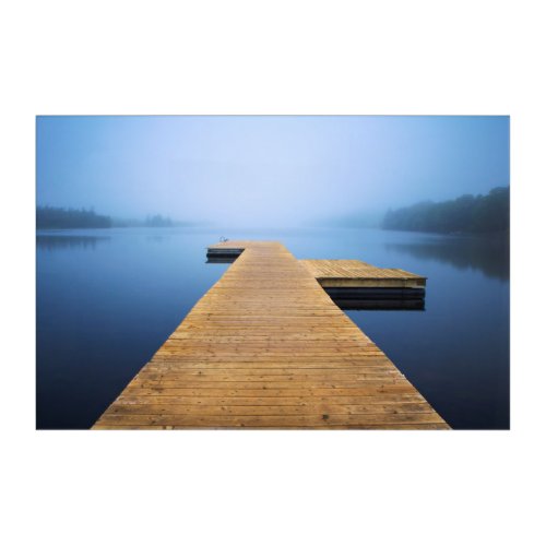 Dock on the Lake Acrylic Print