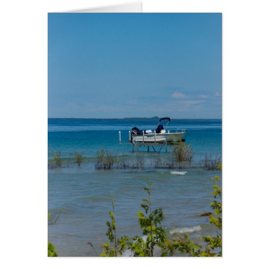 Docked At Mackinac Cards (Front)