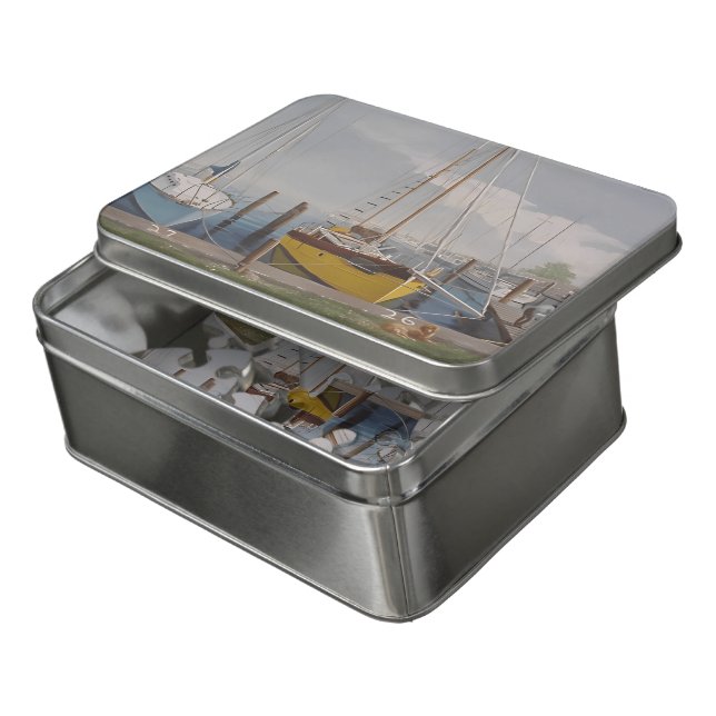 Docked by the Bay Jigsaw Puzzle (Lid Open)
