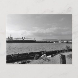 Docked Ship At Subic Bay Philippines Holiday Postcard