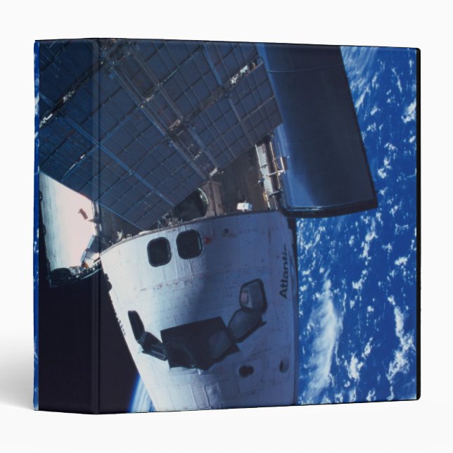 Docked Space Shuttle 3 Binder (Front/Spine)