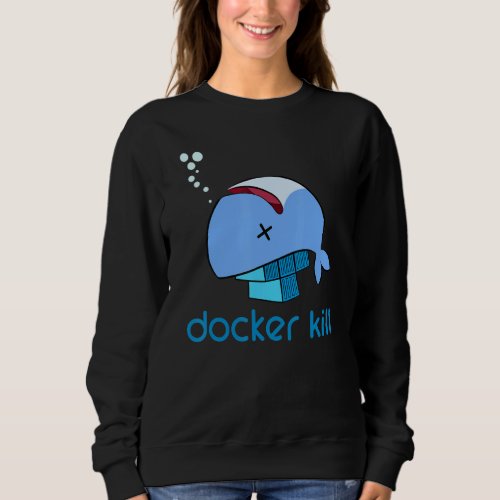 Docker Container Linux Devops Programming Coding Sweatshirt