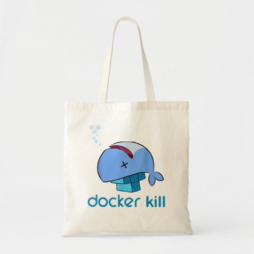 Docker container linux devops programming coding tote bag