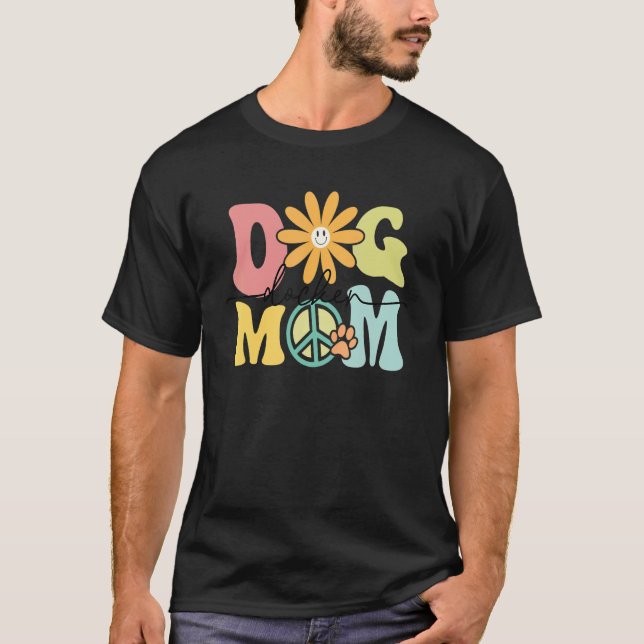Docker Groovy Dog Mom Women Pet T-Shirt (Front)