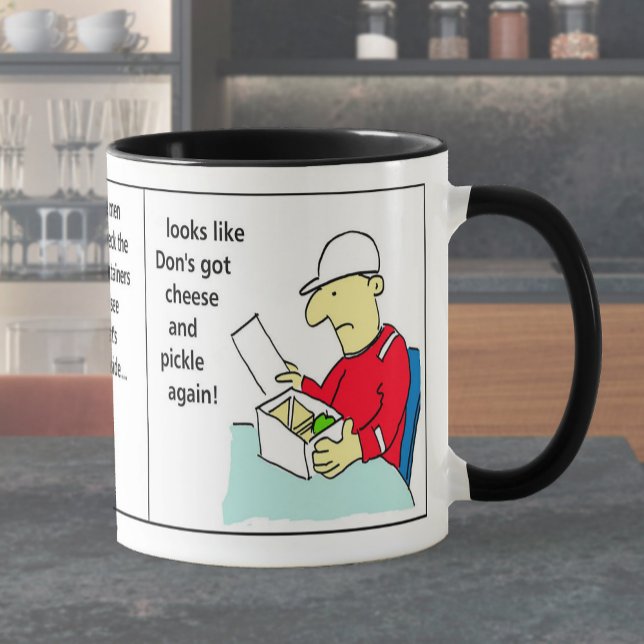 Docker Shipping Container Cartoon Humour Mug (Creator Uploaded)