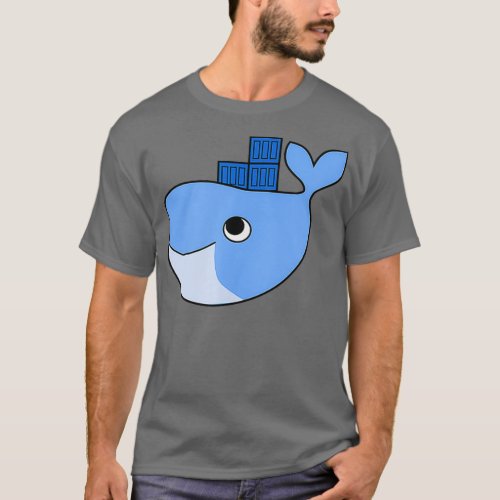 Docker Swarm Container On Blue Whale Hackathon T_Shirt