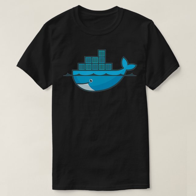 Docker whale  T-Shirt (Design Front)