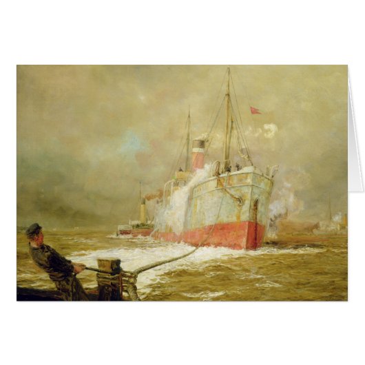 Docking a Cargo Ship Cards (Front Horizontal)