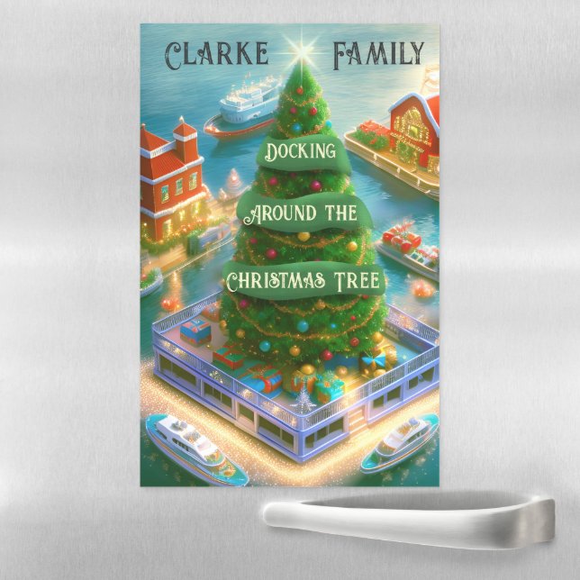 Docking Around the Christmas Tree Magnetic Dry Erase Sheet (In Situ)