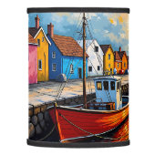Docking Boats Lamp Shade (Left)