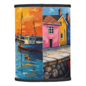 Docking Boats Lamp Shade (Back)