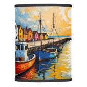 Docking Boats Lamp Shade (Front)