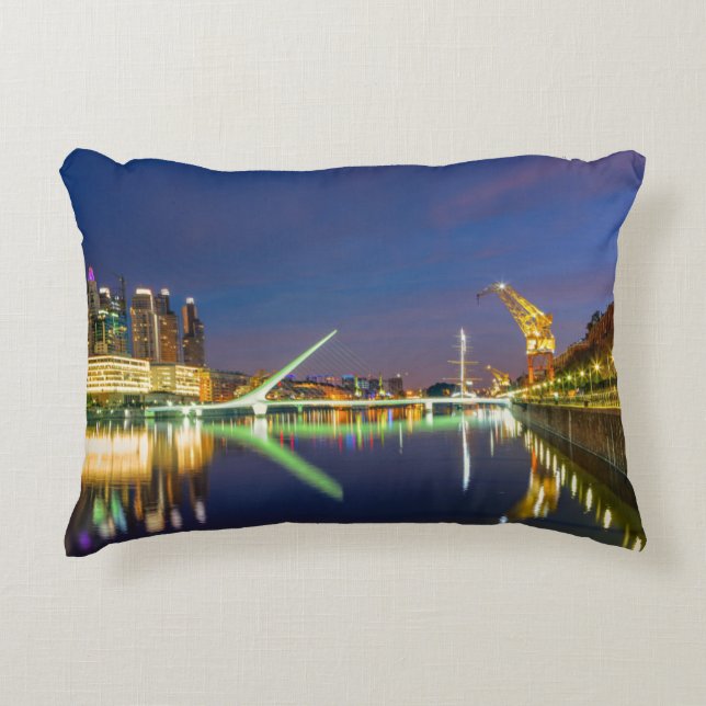 Docklands Bsas Accent Pillow (Front)