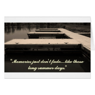 Docks With Message Cards