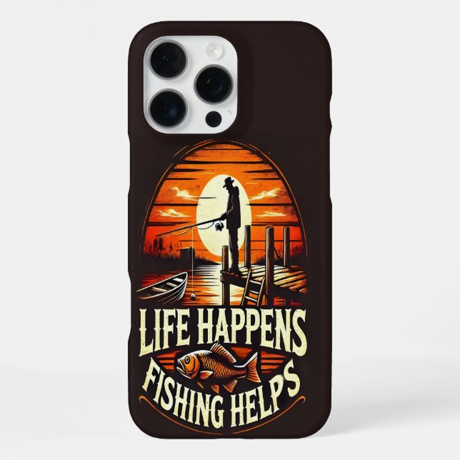 Dockside Solitude at Sunset Iphone Case (Back)