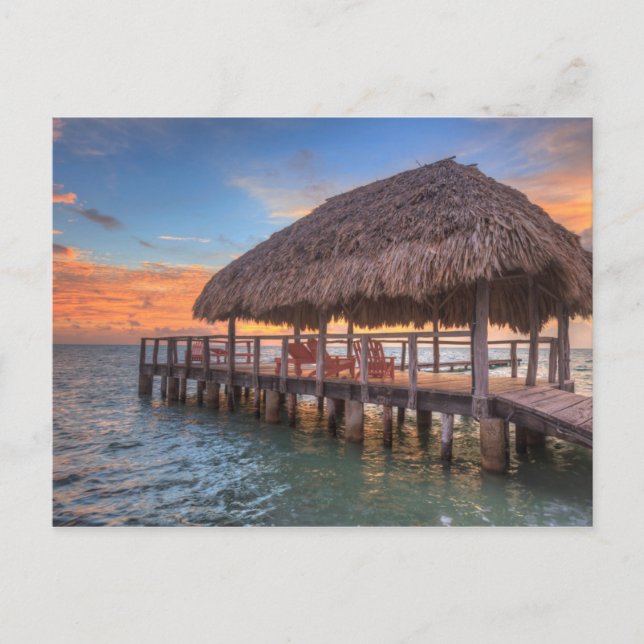 Dockside Sunrise Postcard (Front)