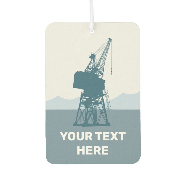 Dockyard Crane Air Freshener (Front)