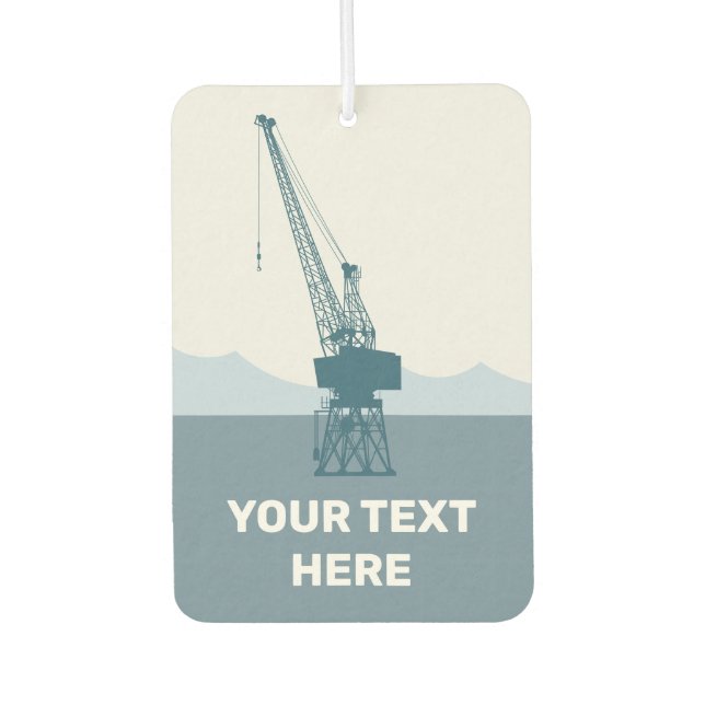 Dockyard Crane Air Freshener (Front)