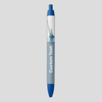 Dockyard Crane Blue Ink Pen