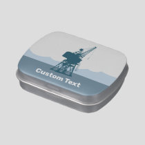 Dockyard Crane Candy Tin