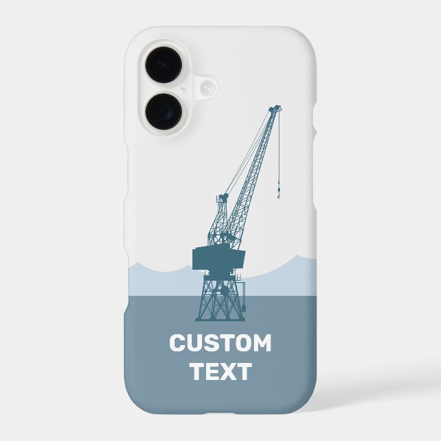 Dockyard Crane Iphone Case (Back)