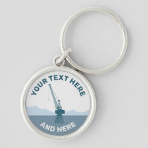 Dockyard Crane Keychain