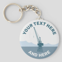 Dockyard Crane Keychain