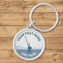 Dockyard Crane Keychain
