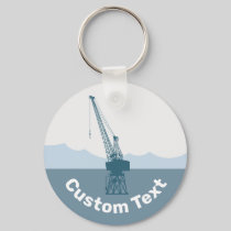 Dockyard Crane Keychain