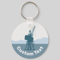 Dockyard Crane Keychain