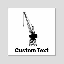 Dockyard Crane Self-inking Stamp