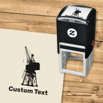Dockyard Crane Self-inking Stamp