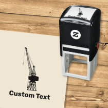 Dockyard Crane Self-inking Stamp